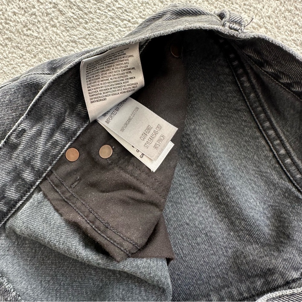 AGOLDE 90s Pinch Waist Jeans - Washed Black - Picture 5 of 8